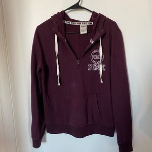 Pink Victoria’s Secret sweatshirt quarter zip